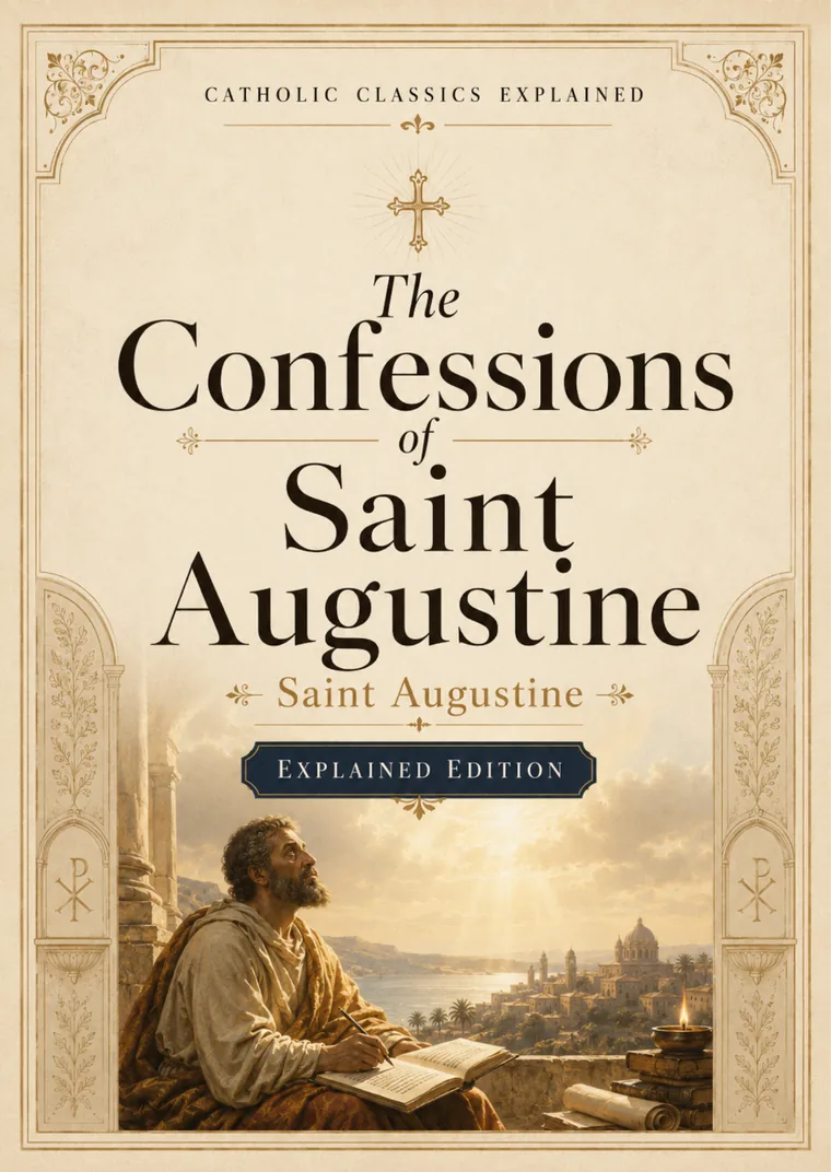 Cover of The Confessions of Saint Augustine, Explained Edition